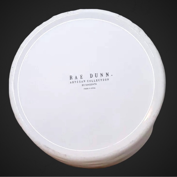 Rae Dunn Magenta Artisan 6 inches Pet Bowl “WOOF” - Picture 4 of 4